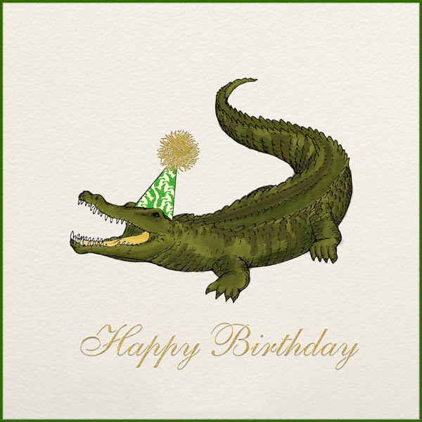 Crocodile Birthday | Send online instantly | Track opens