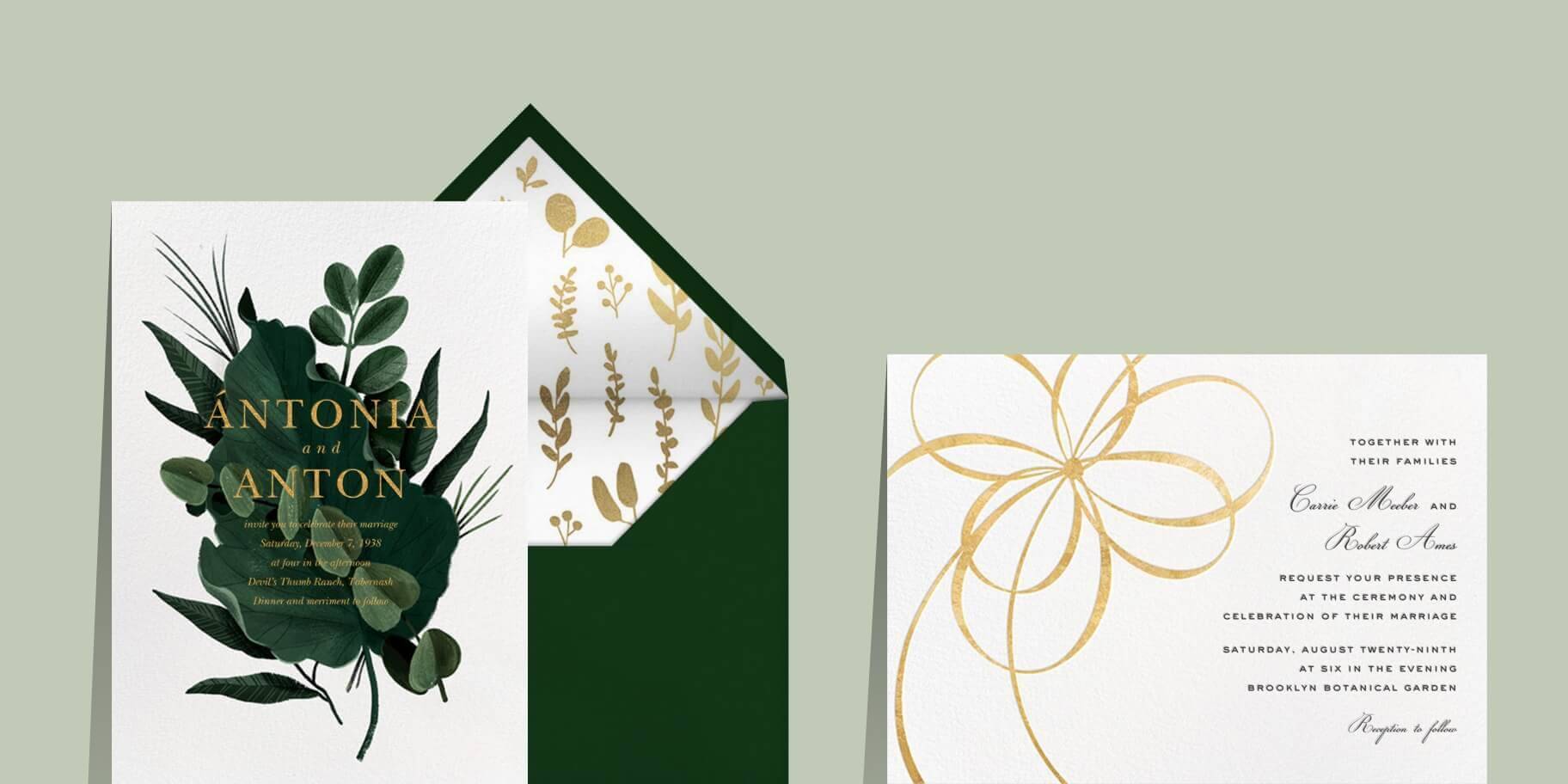 Wedding invitations