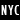 Manhattan Skyline View (Stationery) - Black/White
